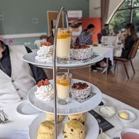 Vegan afternoon tea for two - sweet courses at The Vegan Cakery in Leicester
