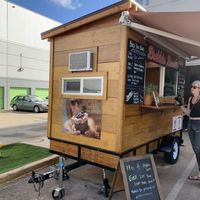 In front of the gym  at Brekkie Bowls - Food Truck in Kihei