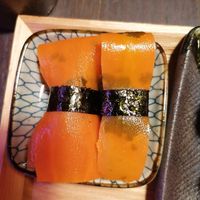 Salmon Nigiri at Kansha in Munich