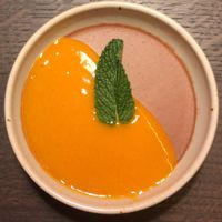 Chocolate mousse at Kansha in Munich