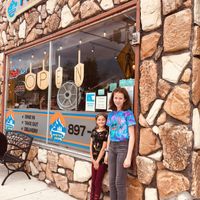 Cute storefront  at North Fork Pizza in Columbia Falls