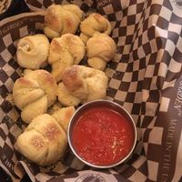 Vegan garlic knots!!!! at North Fork Pizza in Columbia Falls