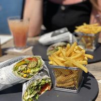 Falafel wrap at Else am See in Schuettorf