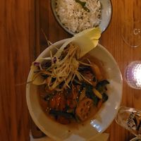 Rotes Thai Curry at Mic Moc in Tarifa