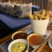 Always get the fries  at Mic Moc in Tarifa