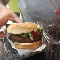 Crab cake sandwich at NuVegan in Richmond