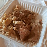 Sesame tofu & Mac cheese at NuVegan in Richmond