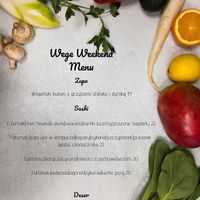 VEGAN menu at Hachiko Sushi in Warsaw