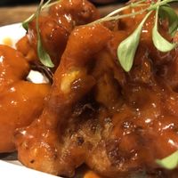 Buffalo cauliflower wings in spicy sauce  at Mexico 70 in Sunderland