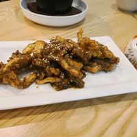 Fried Oyster Mushroom at Food Fortune Vegetarian Restaurant in West Singapore