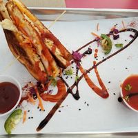 Vegan Disco Grilled Cheese at The Grilled Cheese Gallery in Hyannis
