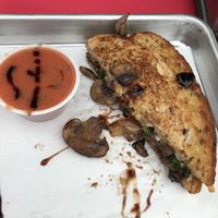 (Half of) The Artist, vegan version at The Grilled Cheese Gallery in Hyannis