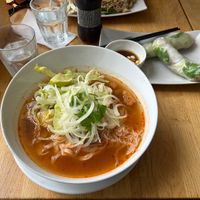Bun bo, summer rolls  at VG Wok - Tykistökatu in Turku