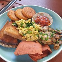 Delicious vegan breakfast at Feast in Geelong