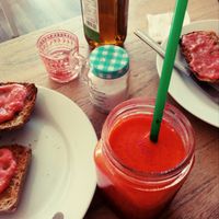 Detox juice at Top Coffee Shop in Cadiz