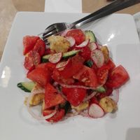 Lebanese salad at Marilion in Lefkada