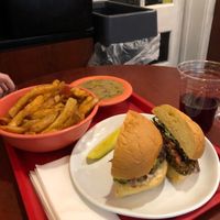 The "frites" are yummy at Princeton Soup & Sandwich Co in Princeton