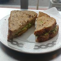 Avacado & Plantain Sandwich at Sweet So-sum-ba in Washington
