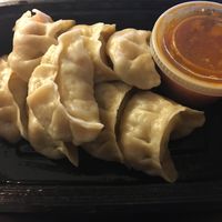 Vegetable and cabbage momos at Momo Ghar North Market in Columbus