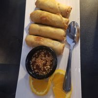 Spring rolls! at Thai Terrace in Kelowna