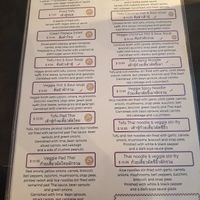 Be sure to ask for the veg menu! at Thai Terrace in Kelowna