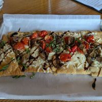 Vegan flatbread at Findlay Brewing Company in Findlay