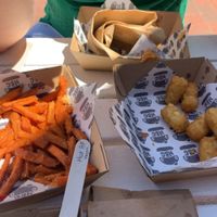 Sweet potato fries, potato gems at Natural Born Grillers in Mount Gambier