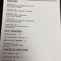 Menu at Natural Born Grillers in Mount Gambier