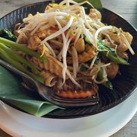 pad thai noodles  at A Taste of Siam in Hampton