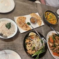 Vegan spread!  at A Taste of Siam in Hampton