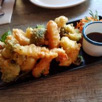 Vegan tempura - so so good at A Taste of Siam in Hampton