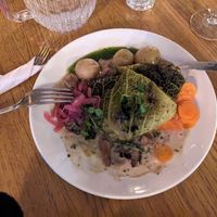 Vegan cabbage roll (January 2024) at Pingvinen in Bergen