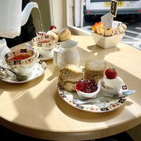 Vegan creamed tea at The Market Place in St Ives