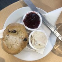 Fruit scone at The Market Place in St Ives