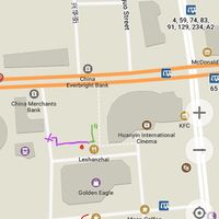 Written direction instructions on my review.  at Leshanzhai in Kunming