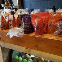 in the store at Groceristas in Athens