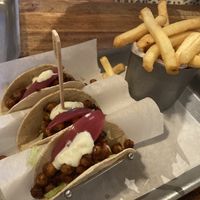 BBQ chickpea tacos   at So! Bar and Eats in Harrogate