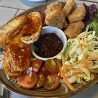 Buddha bowl with extra tempeh  at So! Bar and Eats in Knaresborough