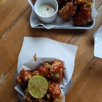 Mushroom and cauli wings at So! Bar and Eats in Knaresborough
