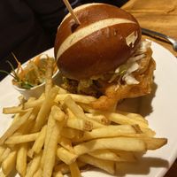 Vegan Nacho Libre Burger Main at So! Bar and Eats in Knaresborough