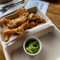 Vegan Fish & Chips at So! Bar and Eats in Knaresborough