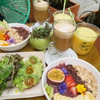 Bowls and Avocado toast at Betty's Bowls in Medellin