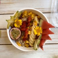 Rojo bowl (12.000 COP) at Betty's Bowls in Medellin