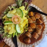 Currywurst at Strandbad Pilsensee in Seefeld