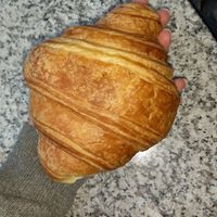 that's a normal croissant but as you can see, it's really big. also tasty at Massolit Cooks in Krakow
