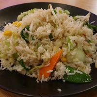 Veg fried rice at RuGa Bistro in Birmingham