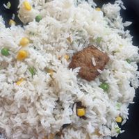 Special fried rice with mock meats  at RuGa Bistro in Birmingham