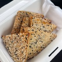 Prawn toastt  at RuGa Bistro in Birmingham