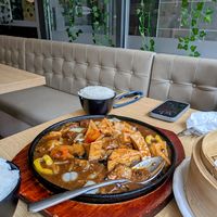 Tofu & aubergine in black bean sauce at RuGa Bistro in Birmingham