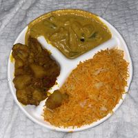 Coconut veggies & aloo gobi at Tiffin in Edmonton